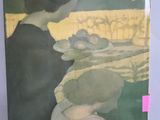 a picture of a painting of a woman and a child