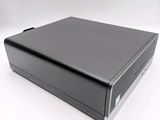 an image of a close up of a black box on a white surface