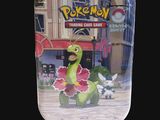 a plastic container with a picture of a pokemon character on it
