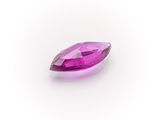 a purple amethorate stone on a white background