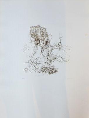 Hans BELLMER (1902-1975) "Nu érotique".