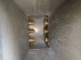 an image of a close up of the inside of a metal tank