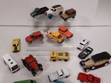 a lot of small toy cars on a white surface