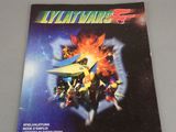 the front cover of a magazine with an image of a space ship