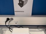 a white box with a number on it sitting on a table