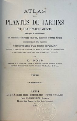 Atlas des plantes de jardin et d'intérieur