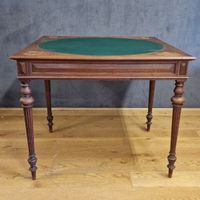 TABLE A JEU PORTEFEUILLE de Style Henri II - Fin du XIXème S… (photo 2)