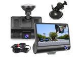 a car dvr camera with a dash camera attached to it