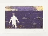 an image of a picture of a person standing in the water