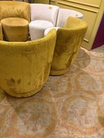 2 Petits fauteuils MOBITEC, cumin, assise tournante, petits … (photo 5)