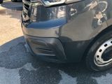 a close up of the front bumper of a car