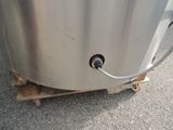 an image of a stainless steel tank on a pallet