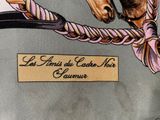 a picture of a tie with a horse on it