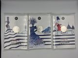 three different types of coins are displayed on a white surface