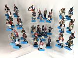 a lot of figurines of different sizes and colors
