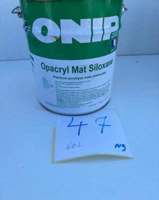 Ensemble de peinture ONIP Opacryl Mat Siloxane, pour un volu…
