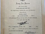 a certificate issued by the united states army air forces