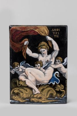 une image représentant une photo d'un tableau représentant une femme allongée sur un lit