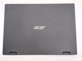 the back of a laptop with the acer logo on it