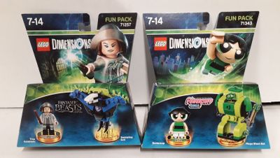 Lego dimensions les animaux fantastiques et power puff neuf …