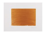 an image of a painting of a brown square on a white background