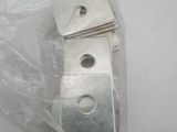 two pieces of metal that are wrapped in plastic