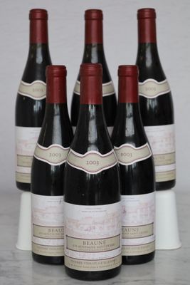 Six bouteilles de Beaune en montagne Saint-Désiré 2003
