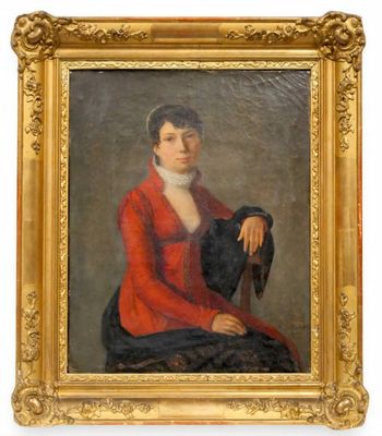 École française, XIXe siècle Portrait de femme