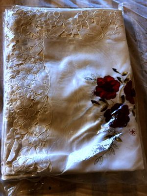 Service de table 1 Nappe 180 X 280 + 12 serviettes 40 X 40 - Photo 1