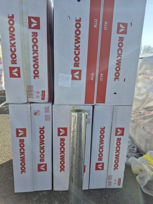 Lot d'environ 168ml de rouleau isolant alu Marque : Rockwool…
