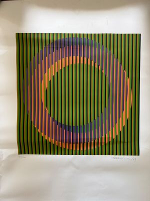 une image représentant une image d'un cercle formé de bandes