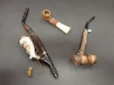 three different types of pipe smokings on a table