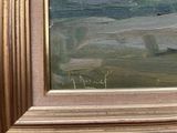 an image of a painting of a boat in a body of water
