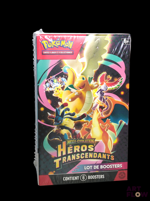 a box of pokemon cards with a picture of a pokemon character on it
