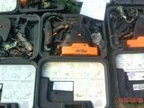 many different types of electronic equipment in the case