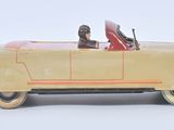 a toy car that is sitting on a white surface