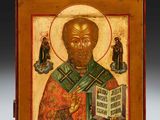 an icon of st nicholas the great