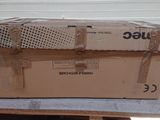 a cardboard box sitting on top of a pallet on a pallet