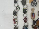 a lot of items that are laying out on the table