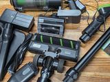 many different types of vacuum cleaners on the table