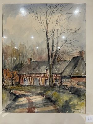 B. Davy ASP SBG, vue d'une ferme 63x48