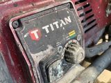 a close up of a small engine on a motorcycle