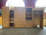 a room that has a bunch of cabinets in it