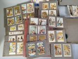 a lot of cards that are on a table