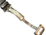 an image of a close up of a watch strap on a white background