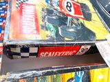 a box with a picture of a racing car inside of it