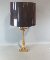 Candélabre d'époque Restauration à fût cannelé et feuillagé …
