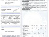 a close up of a sheet of paper with information on it