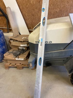an image of a small boat in a garage