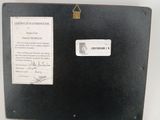 a picture of a black case with a label on it